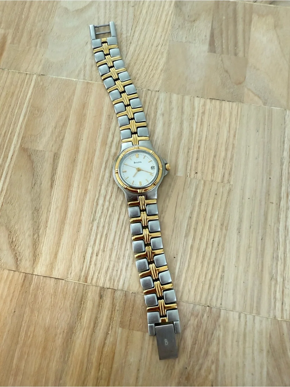 Bulova ladies two tone classics watch NEW BATTERY